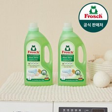 프로쉬 고농축 액상형 세탁세제 1.5L x2개, 1.5L 세탁 x2개(울섬세)