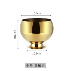 휴대용 스테인리스 스틸 아이스 버킷 맥주 와인 병 쿨러 컨테이너 파티 바 위스키 도구 캠핑 큐브 메이커, Medium Golden
