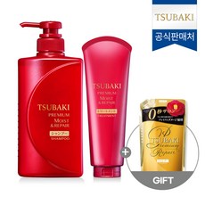 츠바키 프리미엄 모이스트 앤 리페어 샴푸 + 트리트먼트 + 리페어 샴푸 리필 330ml, 단품