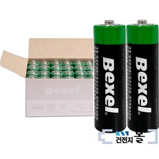 벡셀 망간 건전지 AA 2입 x 12팩(24알) 1.5V R6 벌크, 2개입, 12개