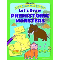 (영문도서) Let's Draw Prehistoric Monsters Paperback, Windmill Books, English, 9781538391402