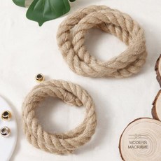 본S인터내셔널마크라메 재료 마끈 15mm 마로프 마사끈 실 뜨게실 뜨개볼실 마크라매 마크라매실_UYJUY숄 +JHKJ, 본S상품, 본S상품