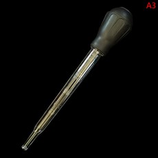 수족관 사이펀 어항 진공 청소기 물 교환기용 간단한 청소 도구 길이 35 ml 40 50ml 29cm, Black, 1) Black