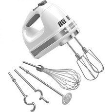 키친에이드 9단스피드 핸드믹서 반죽기, White_Mixer