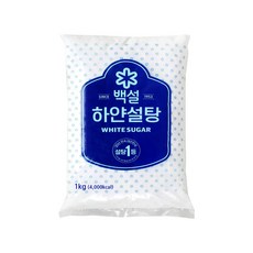 백설 하얀설탕, 1kg, 1개