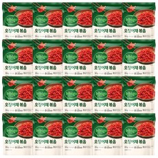 비비고 오징어채볶음 55g, 20개
