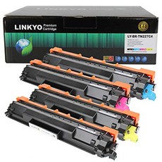 LINKYO Compatible Toner Cartridge Replacement for Brother TN227 High Yield TN223 TN227BK TN227C TN227M TN227Y Black Cyan Magenta Yellow 4-Pack, 본문참고