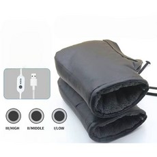 오토바이 열선 토시 USB 겨울 스쿠터 방한 장갑 방수 방품 라이딩 배달 발열 기모 워머JoYouth, USB 온도 조절 방한토시