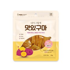 헤세드요셉 트레이딩 내가 그렇게 맛있구마 말랑 스틱 애견 건조간식, 고구마, 200g, 5개 - 멍쫀