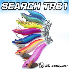 비에스컴퍼니 BS컴퍼니 팁런에기 써치61 에깅 무늬오징어에기 하드베이트, 25g 1