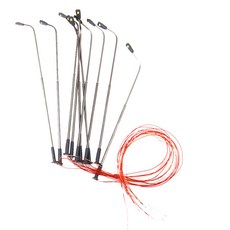 FWT 10 모델 LED 가로등 단일 헤드 열차 레이아웃 디오라마 장면 1:100, 10cm, 스틸, 실버