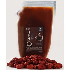 달감 대추차 대추청 대추생강차 대추엑기스 국산 대추농축액 2kg 대추액 프리미엄 수제 전통차 냉동 파우치 비닐팩, 1개, 1개입