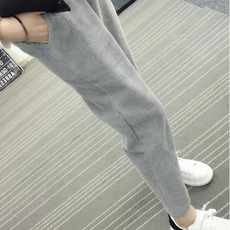 [퀸앤조이] 새로운 만남 코듀로이 밴딩 팬츠