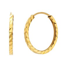 순금파이프링귀걸이