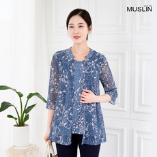 여성7부블라우스