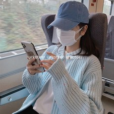 urkoteer 춘추 니트 가디건 아우터 여 트랙 학생 소프트 상의 스웨터 여 DL117