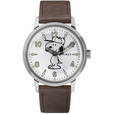 Authentic Timex 타이멕스 Marlin Welton Watch X peanuts featuring Snoopy play baseball