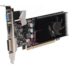 Yunseity 그래픽 카드 GT610 2GB 64비트 DDR3 게임용 2560x1600 해상도 데스크탑 컴퓨터 GPU용 HDMI VGA DVI PCI Express x16용