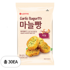 롯데웰푸드 마늘빵, 110g, 30개