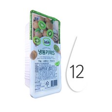 뉴뜨레 뉴질랜드산 냉동그린키위(가당)1kg, 12개