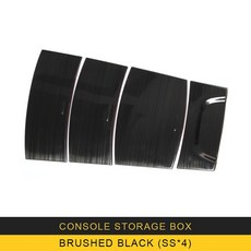  벤츠 R 클래스 콘솔 패널 커버 프레임 커버, Brushed black X4 