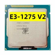 중고 Xeon E3-1275 V2 E3 1275 3.4 GHz 쿼드 코어 8 스레드 CPU 프로세서 8M 77W LG 호환A 1155