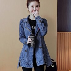 데님 청자켓 봄가을아우터 간절기아우터