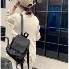 에스알하우스 나일론 미니 백팩 스몰 경량 여성 여자 여행 여행용 생활 방수 캐주얼 스트링 복조리 가방