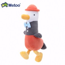 다온이네마켓 METOO 산토끼 갈매기 조개 의류 타입 작은새 피규어 오벨 장난감인형, 33 센치, 오렌지색 색깔 -남자