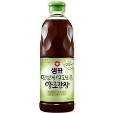 샘표 샘표 맛있게 염도낮은 양조간장 860ml 풍미 완내스 쏘울푸드 캠핑요리 기사식당, 21개