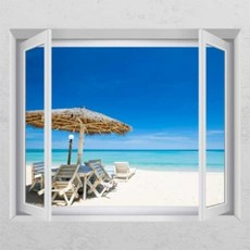 풍경뉴질랜드액자시트지