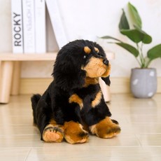 강아지인형 모방 강아지 래브라도 포메라니안 슈나우저 인형 사자 패브릭인형 강아지장식품, T07-장오(38x21x26cm), C01-도안참조