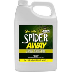 STAR BRITE 스타브라이트 스파이더 어웨이 네추럴 리펠렌트 거미 집거미 퇴치 제거 약 퇴치제 살충제 3.78L, 1개