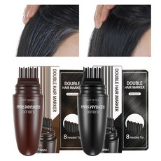 리르 더블 헤어 마커 2color /새치커버 두피모발케어 워터프루프, 더블헤어마커_리얼브라운, 1개