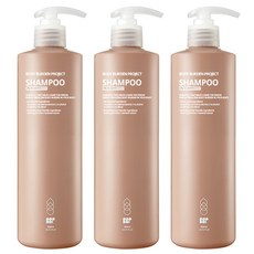 바디버든프로젝트 천연 약산성 지성 두피 로즈마리향 편백밀단백 샴푸 500 ml 3개, 500ml