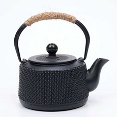 무쇠 주전자 주철 법랑 차 주물 감성 수제 포트 무쇠주전자 무코팅, 1.5L 법랑 주전자, 1개