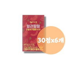 씨스팡 혈관팔팔 500mg x 30정, 6개, 30캡슐