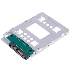 ssd브라켓 ssd가이드브라켓 ssd고정2.5 "Ssd Sas to 3.5" Sata SSD HDD 어댑터 트레이 하드 디스크 드라이, 한개옵션0