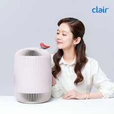 클레어 K 공기청정기 침실용 아이방용 초미세먼지 미니공기청정기, K2 그레이*1개