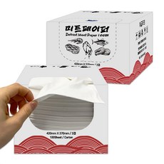 생선 육류 해동지 100매 소분 가정용 키친타월 미트페이퍼, 1개