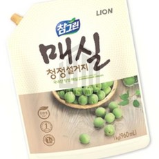 위니몰 참그린 매실 주방세제 1KG 리필 1EA 설거지용품