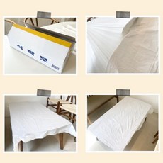 국내생산 일회용식탁보 업소용 식탁비닐 횟집비닐 상종이 캠핑 탁자 테이블보, 50장, 1개