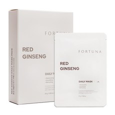 포투나 레드진생 데일리 마스크팩 25g 10개입 1개, 1박스(10개입)