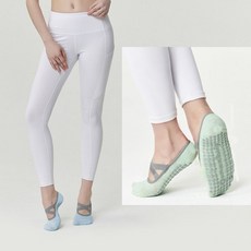 여성용 논슬립 필라테스 요가 토삭스 양말 5켤레