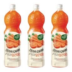 자연은 당근 주스, 1.5L, 3개