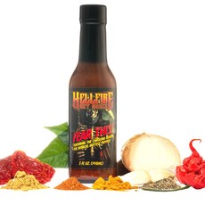 지옥불을 두려워하라! 수상 경력에 빛나는 캐롤라이나 리퍼 핫 소스 148ml Hellfire Fear This! Award Winning Carolina Reaper Hot S