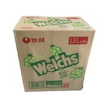 웰치스 화이트그레이프 탄산음료, 1.5L, 900개