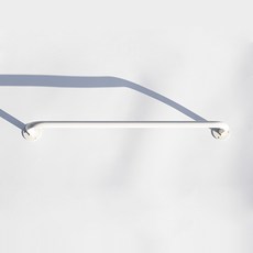 지엔디스플레이 옷가게 고정식 드레스룸 파이프 옷걸이바 옷정리 폴 벽행거 철제 백화점 다용도 압축봉헹거 수건걸이 압축봉, 16. 아이보리(가로100cm)