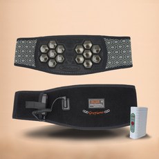 웰스파 세라믹 온열복대 충전식 원적외선 허리 발열 벨트 찜질기, 일반형 배터리