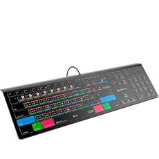 키보드 Davinci Resolve Keyboard for MacOS 16 Backlit Shortcut Editors Keys Edit Faster PROD26000, One Color, 상세 설명 참조0